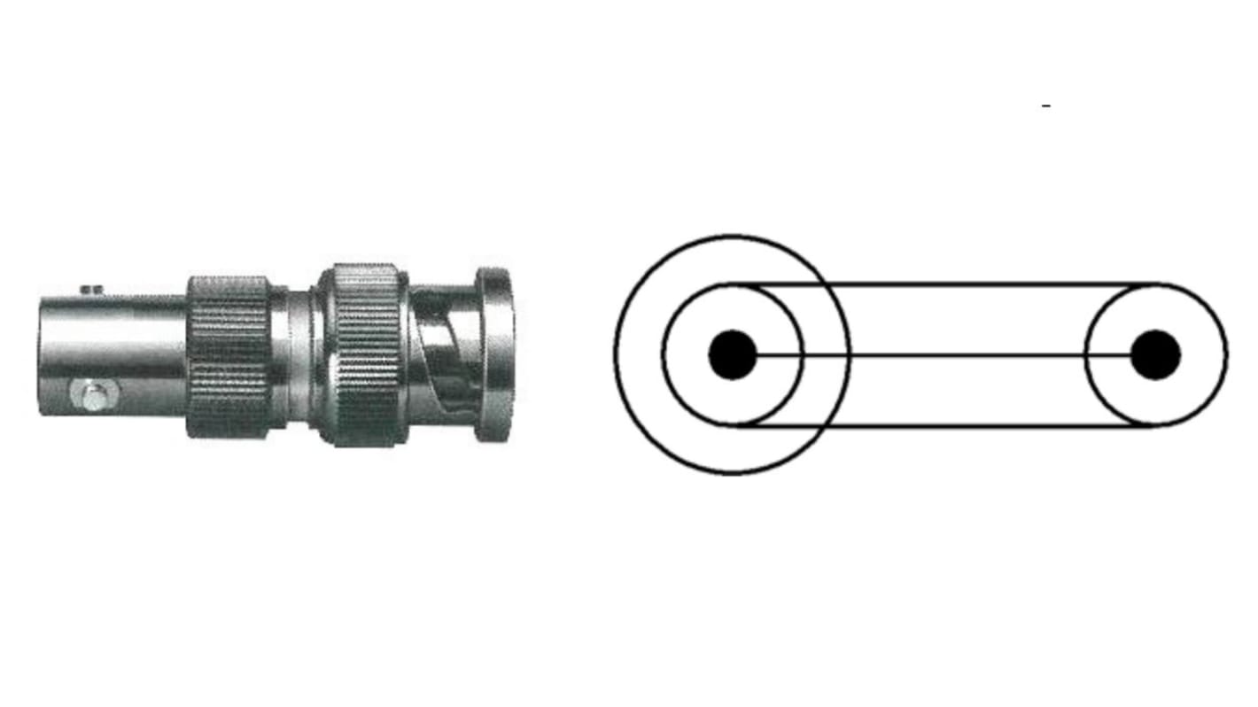 Keysight Technologies N1254A Series Female to Male Triax Connector, Straight Body