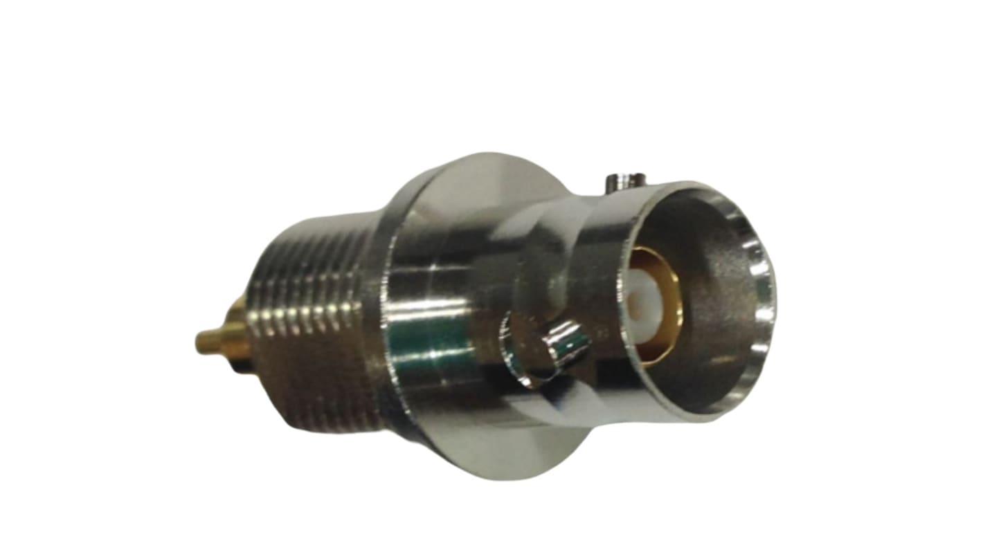 Keysight Technologies N1416A Series, Jack Bulkhead Mount Triax Connector, Solder Termination, Straight Body