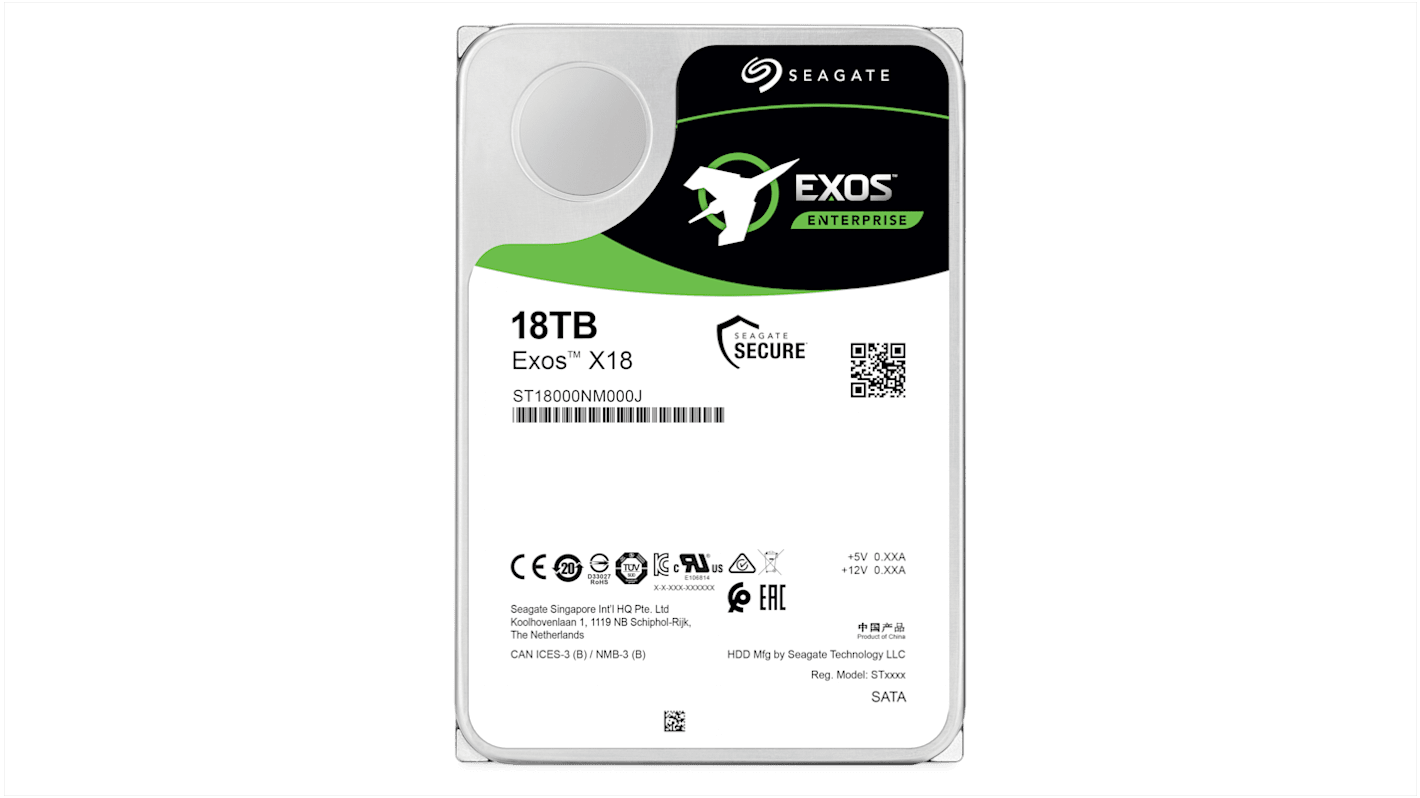 Seagate Exos X18 3.5 inch 18 TB Internal Hard Disk Drive
