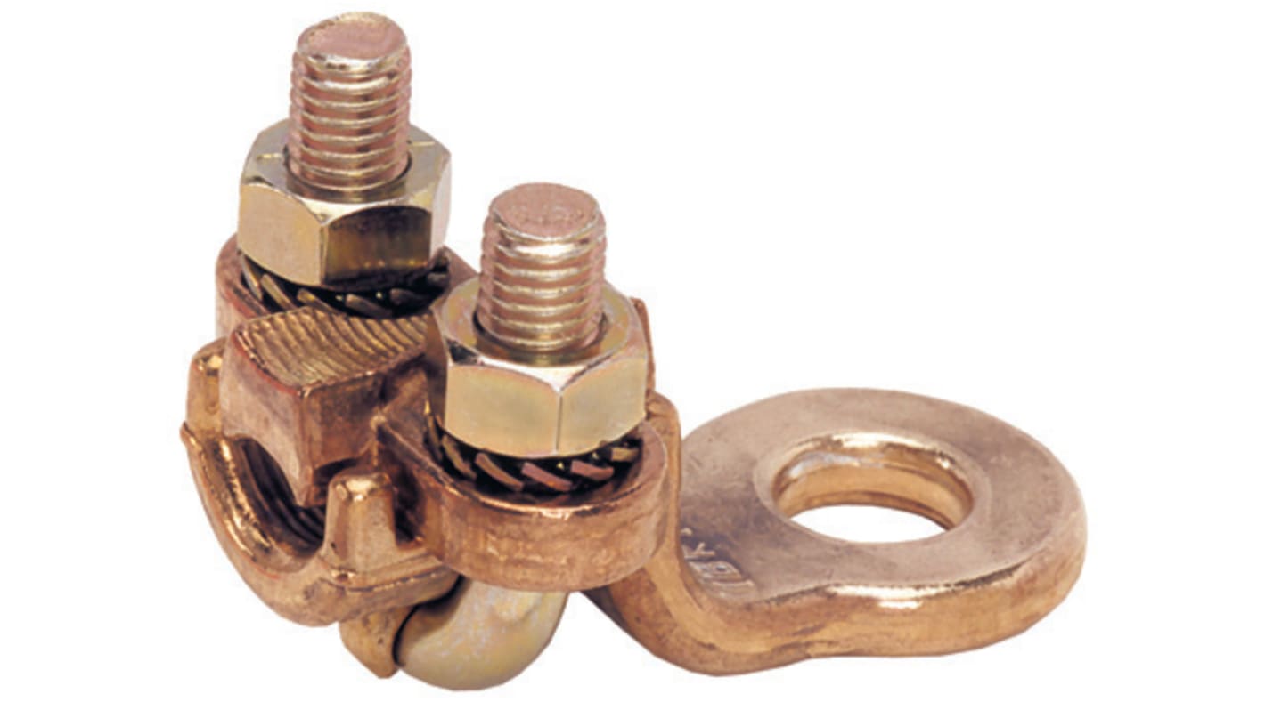 Zacisk uziemiający, Brass, szer.: 30mm