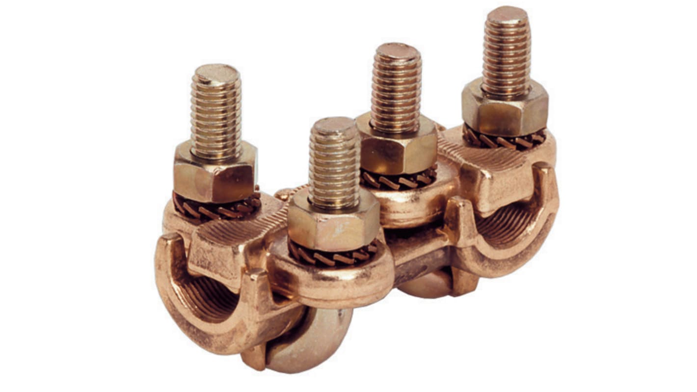 MECATRACTION Brass Earth Clamp