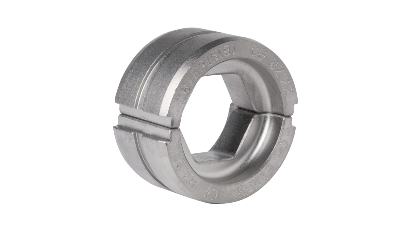 Matriz de crimpado MECATRACTION C6E140L9 serie C6E140, para cable de 35 → 50mm², para cable de 2AWG → 1AWG
