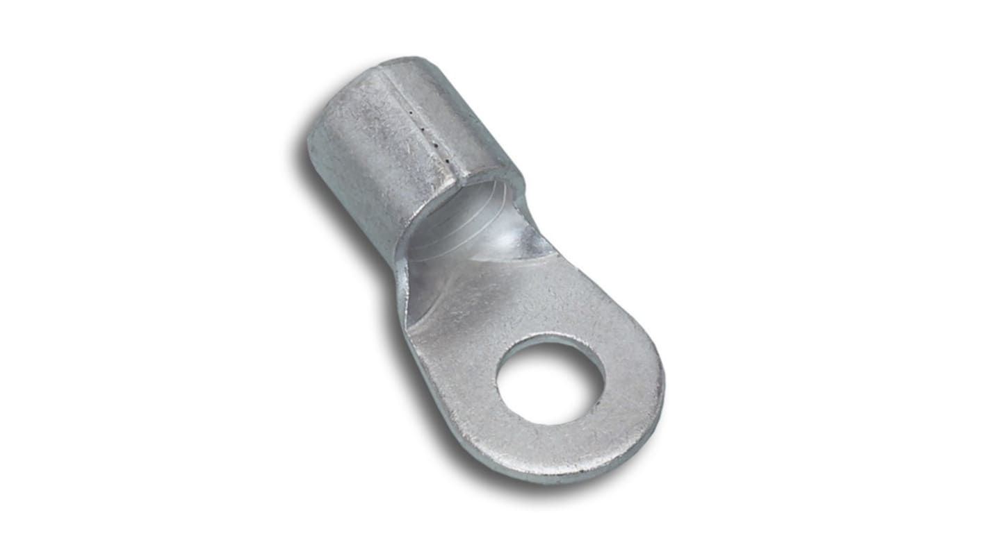 MECATRACTION, MB Uninsulated Ring Terminal, M3 Stud Size, Silver