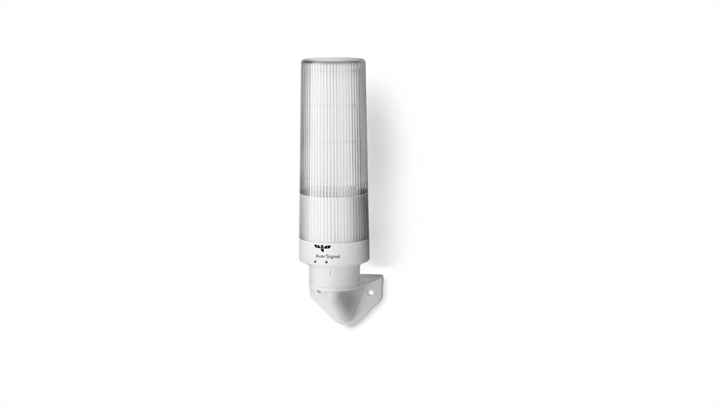 AUER Signal MT60 Series Green, Red, Yellow Signal Tower, 3 Lights, 110 V ac, Vertical With Bracket Mounted