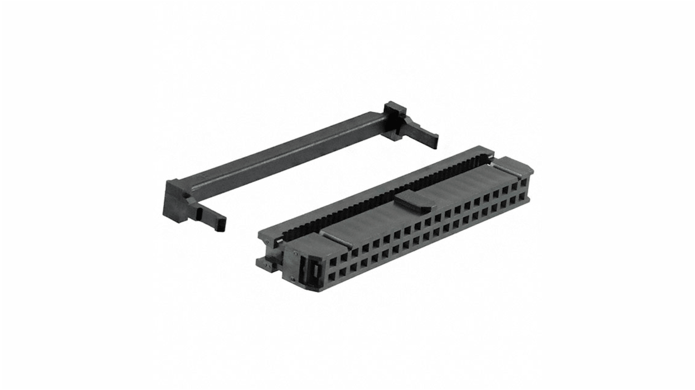 RS PRO, IDC-stik, Lige, 40-Polet Hun, 2 Rækker, Pitch: 2.54mm, Kabelmontering