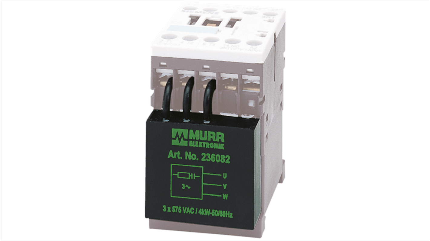 Murrelektronik Limited, 236082 Surge Suppressor Unit 575 V Maximum Voltage Rating Surge Suppressor