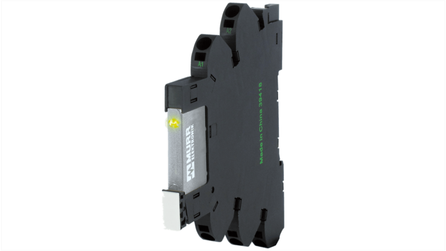 Murrelektronik Limited MIRO Series Interface Relay Module, DIN Rail Mount, 24V dc Coil, 1-Pole, 6A Load