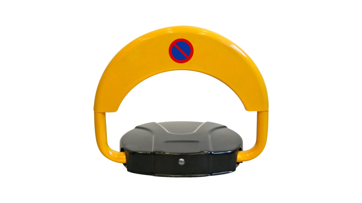 RS PRO Black & Yellow Steel Parking Barrier