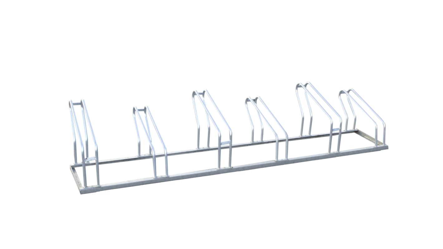RS PRO Parkplatzbarriere Galvanisierter Stahl Grau Sicherheits-Absperrung
