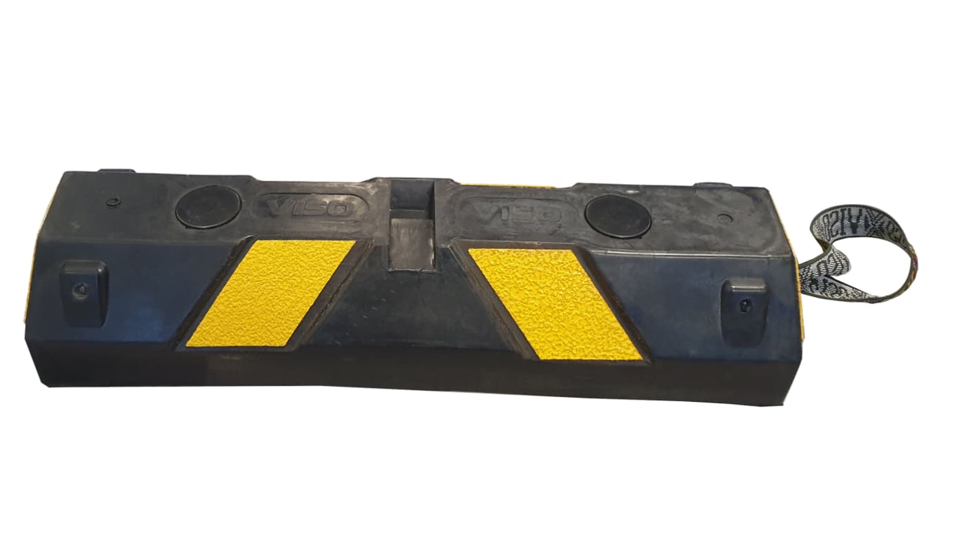 Rubber parking stop with handle
