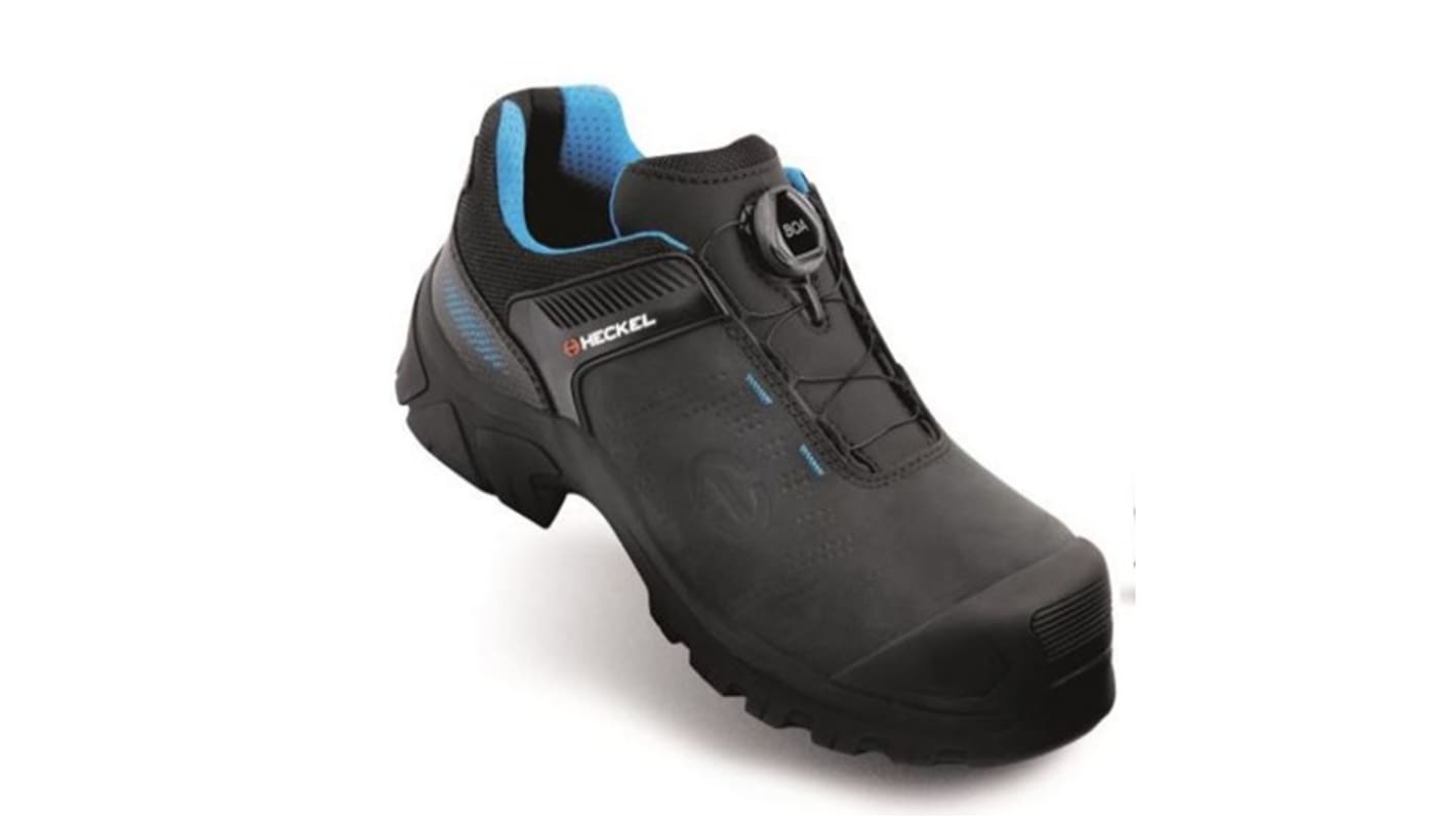 Heckel MACSOLE® ADVENTURE 3.0 Men's Black Non Metal Toe Capped Safety Shoes, UK 3.5, EU 36