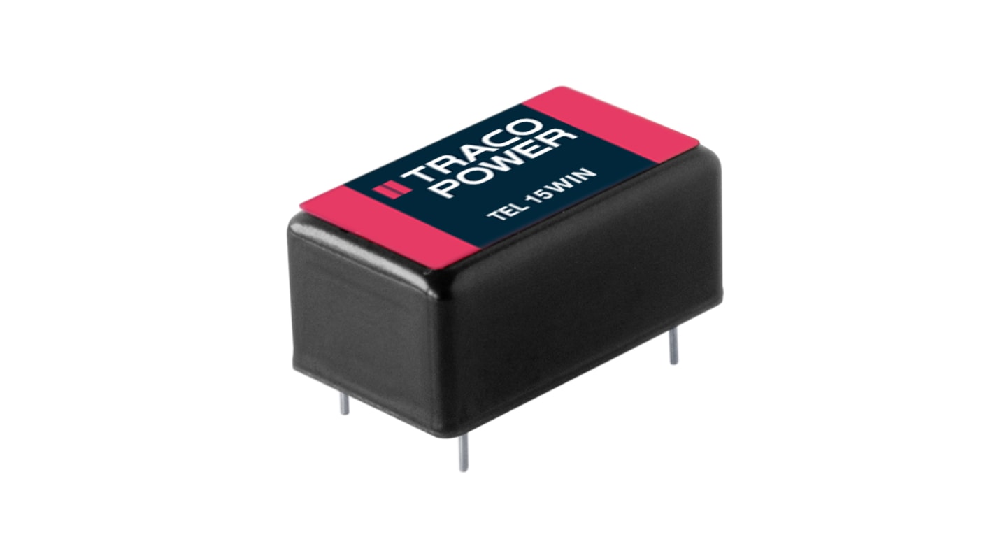 TRACOPOWER DCDC芯片, 36 V dc输入, 12 V 直流, 2输出, 5针, DIP-16