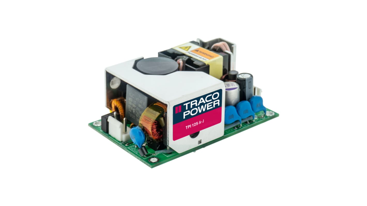 TRACOPOWER Power Supply, 36V dc, 3.48A, 125W, 1 Output, 85 → 264V ac Input Voltage