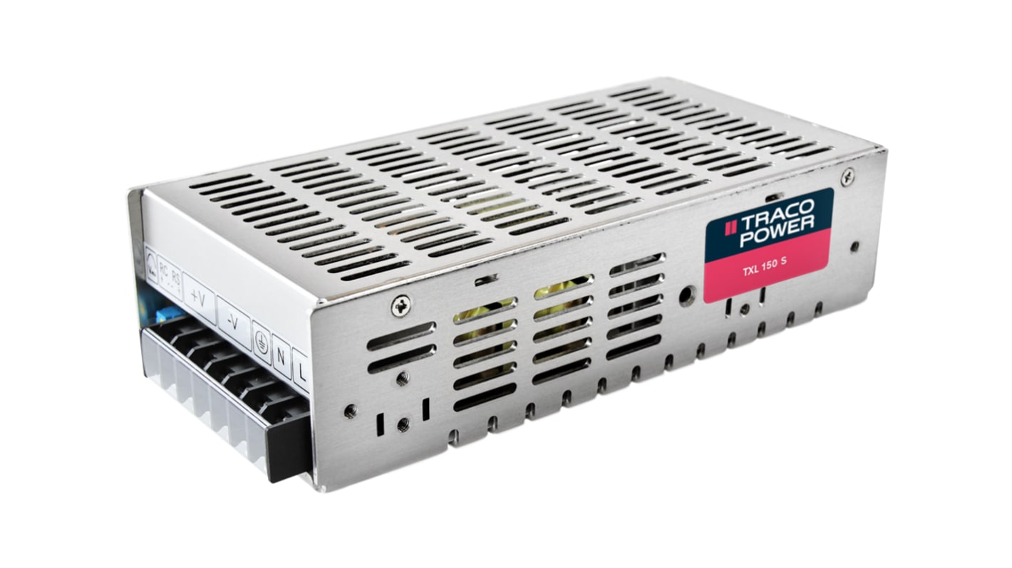 TRACOPOWER Power Supply, 5V dc, 30A, 150W, 1 Output, 85 → 264V ac Input Voltage