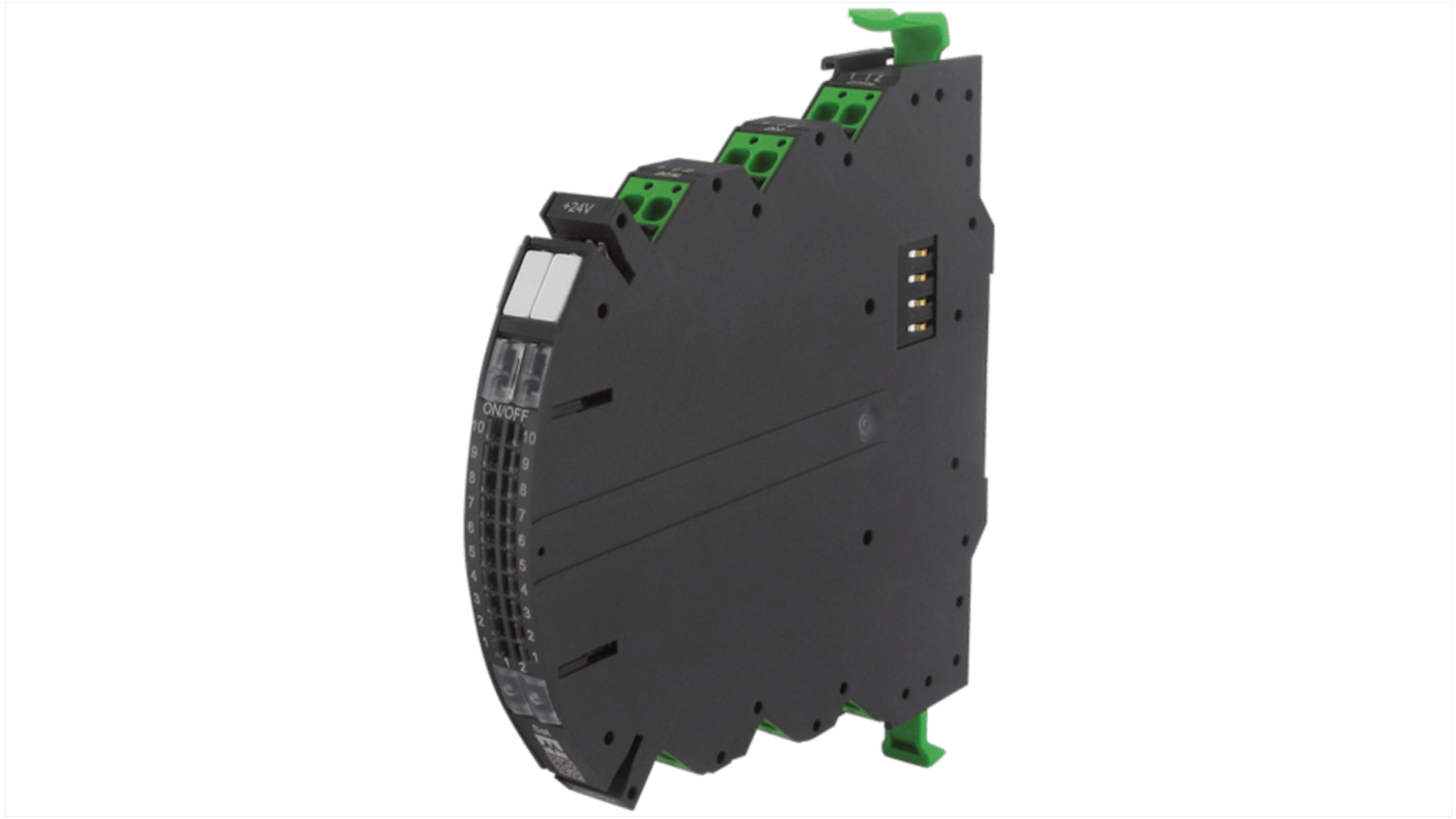 Murrelektronik Limited Mico Pro Electronic Circuit Breaker 10A 24V 9000, 2 channels , DIN Rail