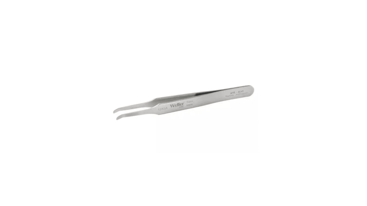 Weller 118 mm, Angle, Flat, Tweezers