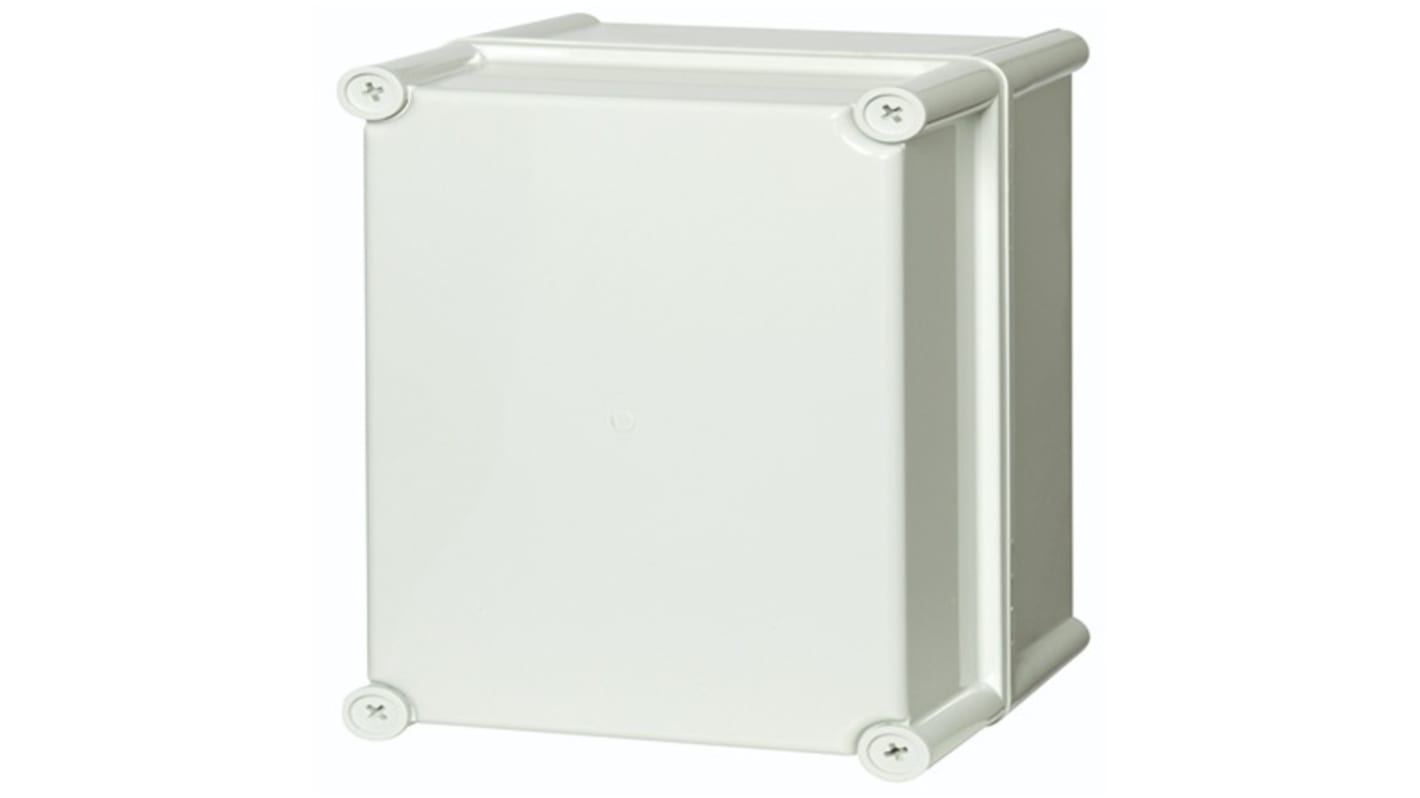 Fibox PC Series Grey Polycarbonate General Purpose Enclosure, IP65, IK08, Grey Lid, 280 x 190 x 130mm