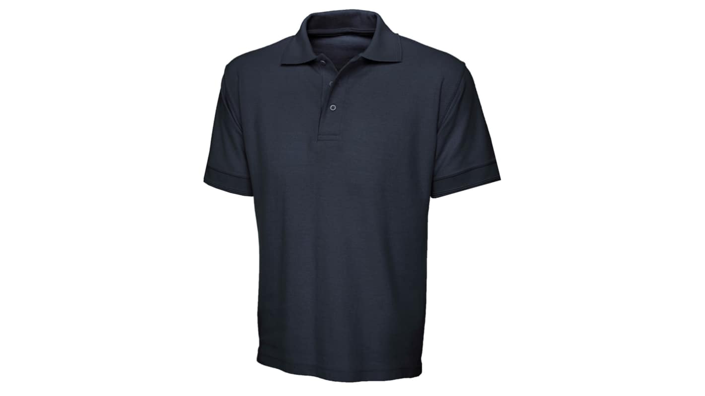 RS PRO Navy 50% Cotton, 50% Polyester Polo Shirt, UK- Small
