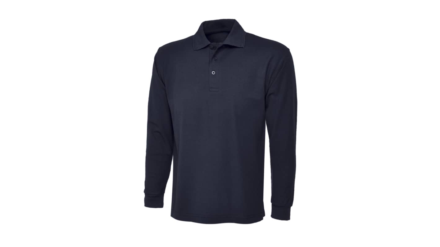 RS PRO Navy 50% Cotton, 50% Polyester Polo Shirt, UK- M, EUR- M