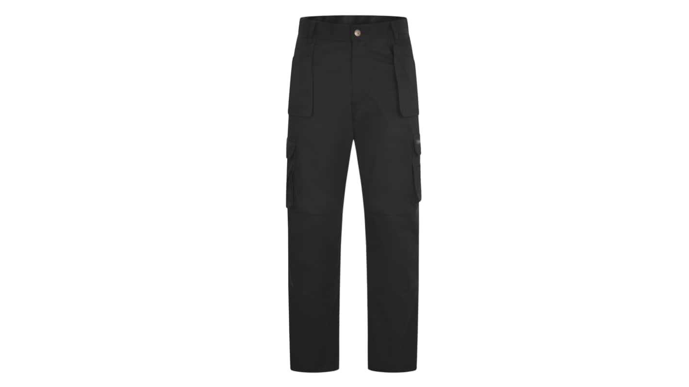 RS PRO Black Trousers Comfortable, Durable, Size Regular 38in W 31in L