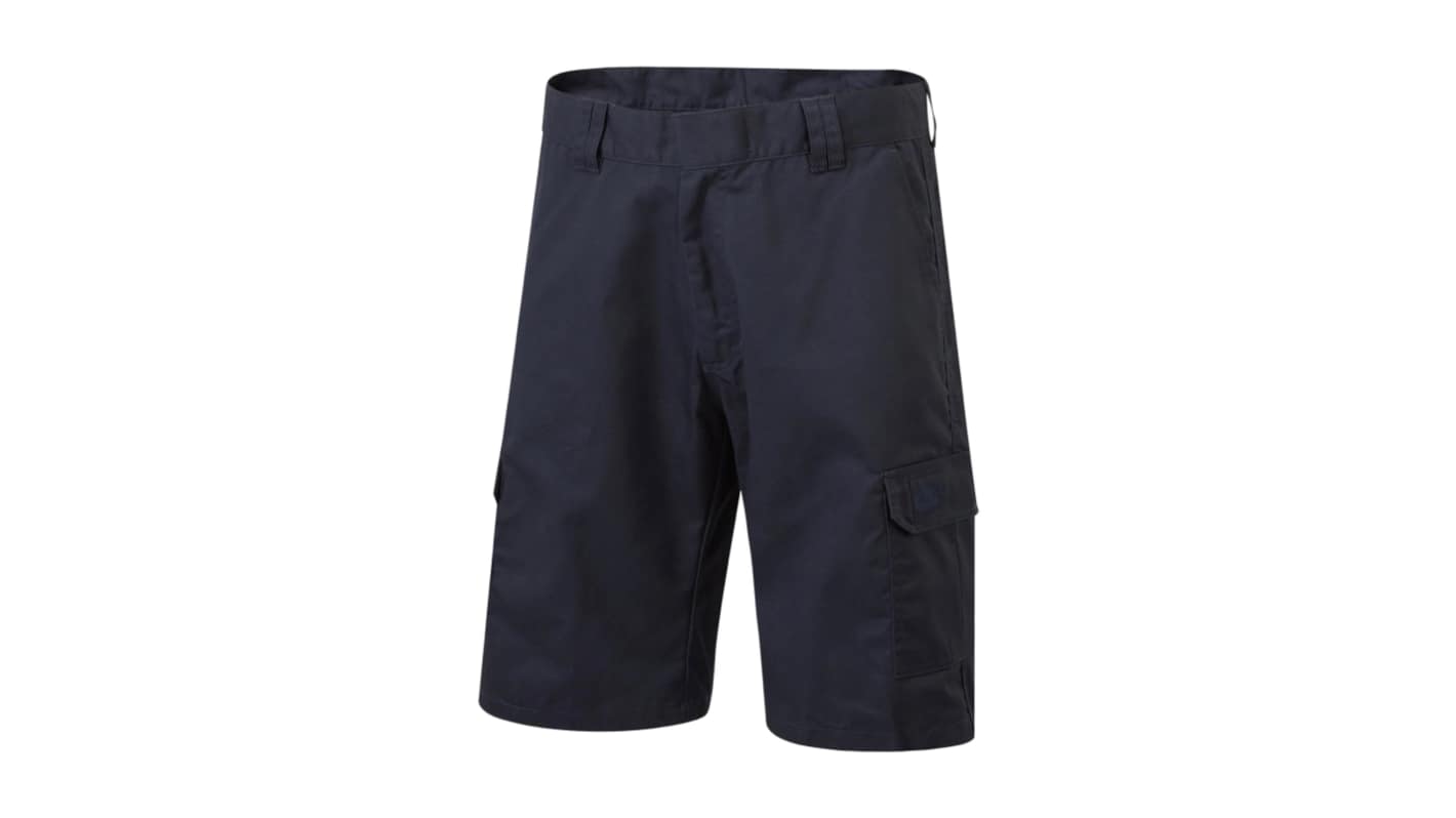 RS PRO Navy 35% Cotton, 65% Polyester Work shorts, 36in