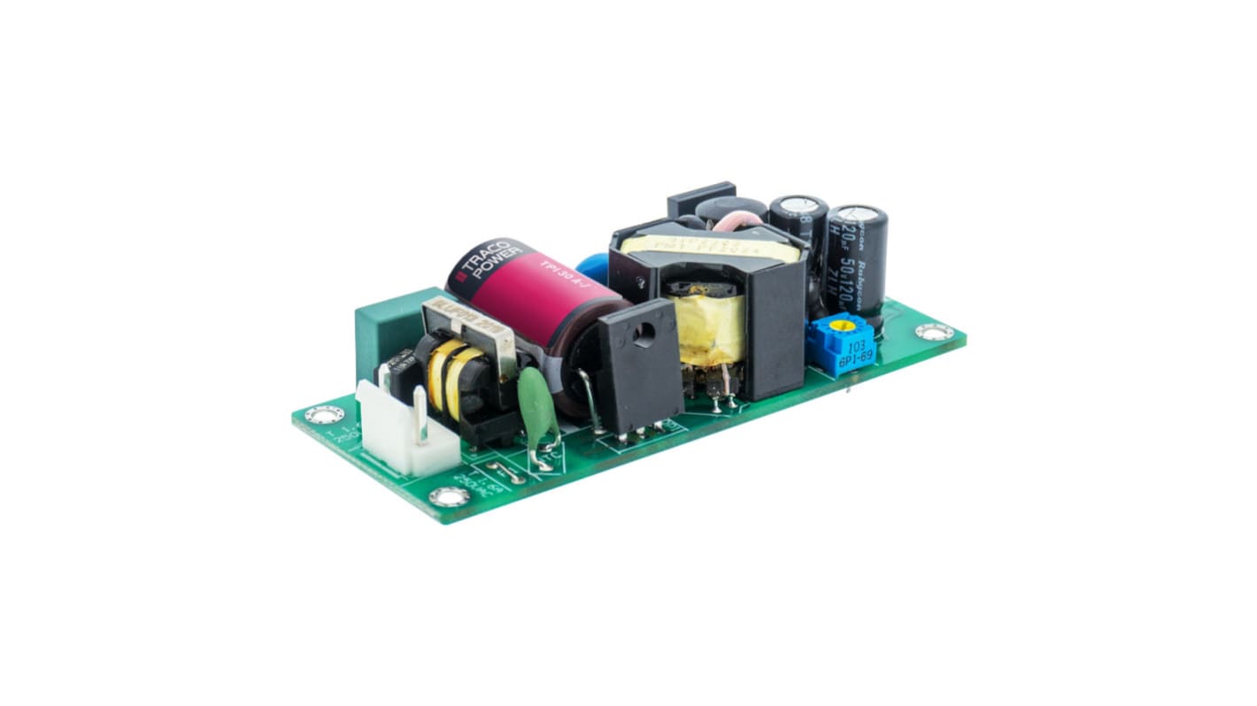 TRACOPOWER Power Supply, TPI 30-103A-JP, 3.3V dc, 6A, 30W, 1 Output, 85 → 264V ac Input Voltage