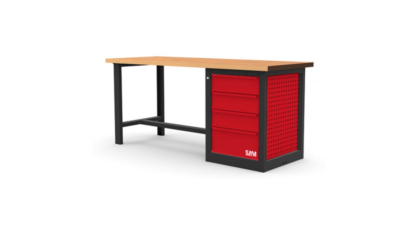 SAM ETAB-200M4 Metal Workbench, 750mm x 880mm x 2000mm