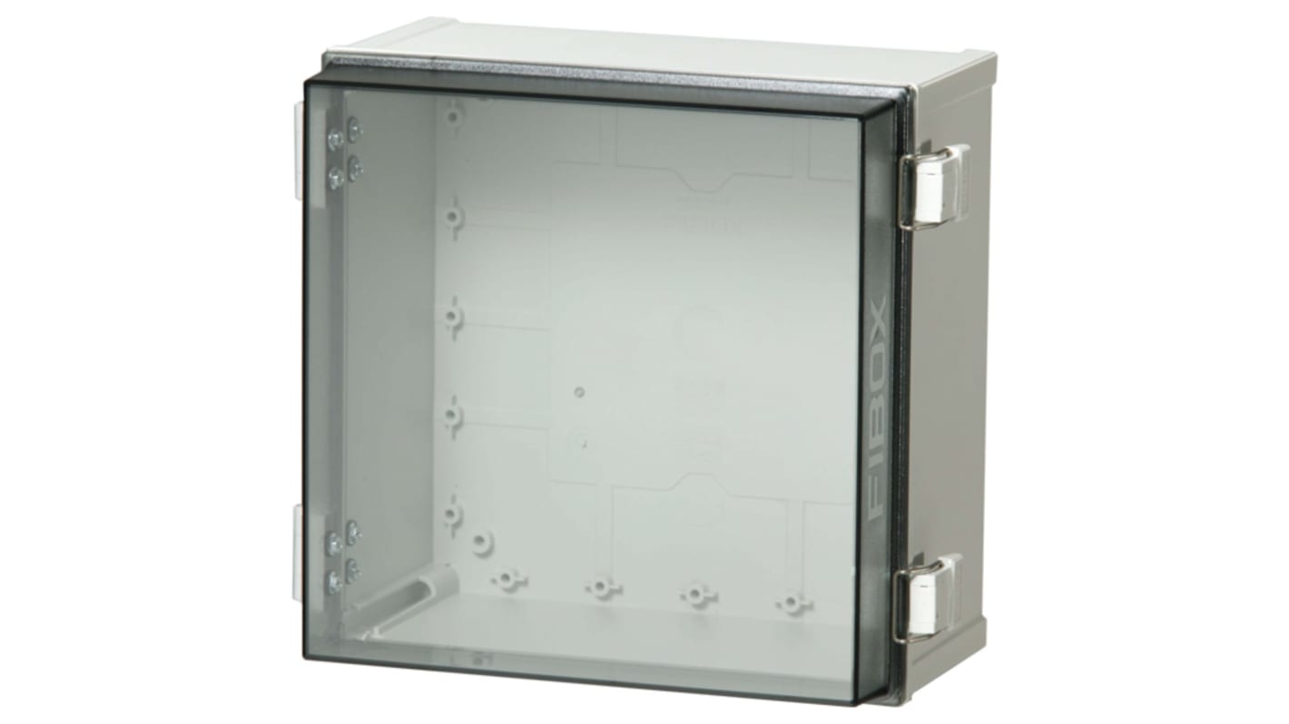 Fibox CAB Series Polycarbonate Wall Box, IP65, Viewing Window, 300 mm x 300 mm x 180mm