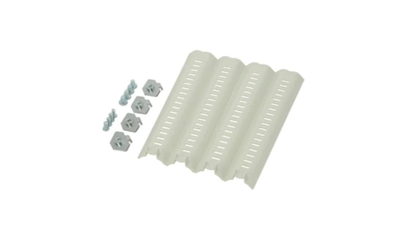 Fibox CBS ARCA Series Polycarbonate Accessory Kit, 245 x 70 x 30mm