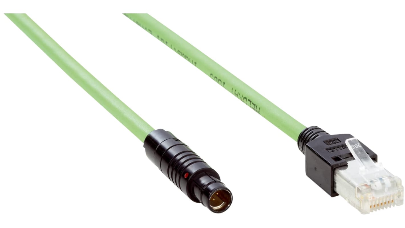 Sick YM2Z14 Series, M12 3-pin Cable & Connector, 2m Cable Length for Use with Sensors, 9.1mm Probe