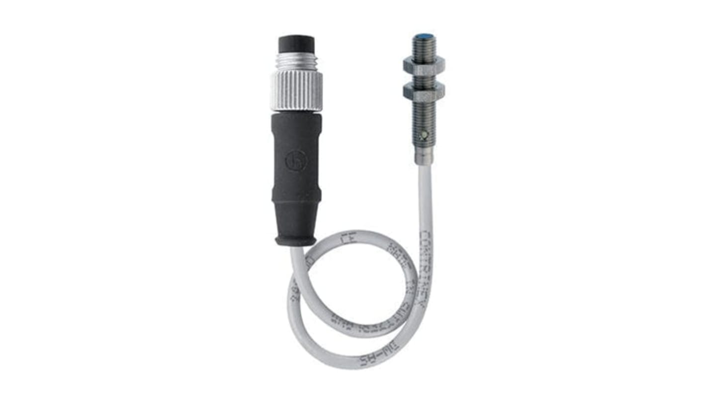 Contrinex from Molex 120253 Series Inductive Barrel-Style Proximity Sensor, M4 x 0.5, 1 mm Detection, NPN Output, IP67