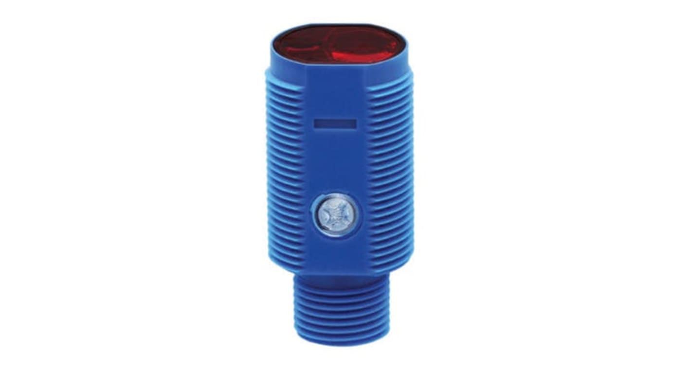 Rs-Online Sensore fotoelettrico Cilindrico 8888 Soppressione di sfondo rilevamento 10 → 250 mm uscita NPN
