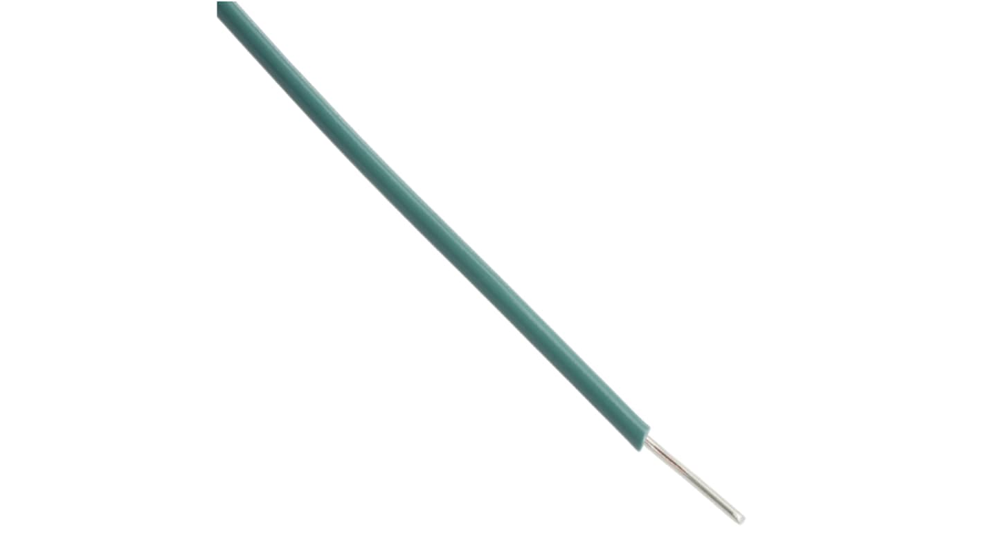 Alpha Wire 绿色电线, 0.03 mm², 100ft长, 32 AWG, PTFE绝缘, 33201系列