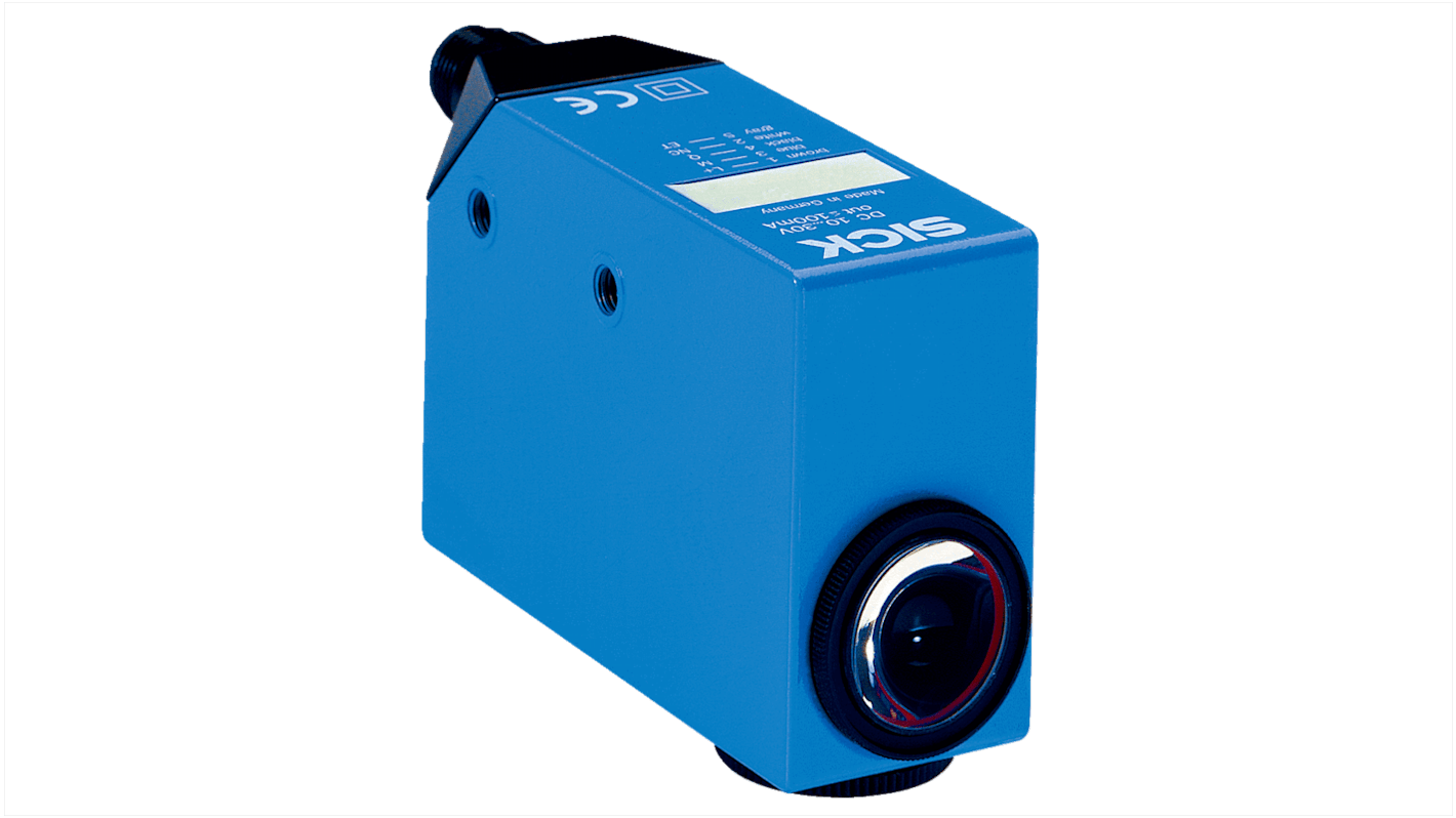 SICK Colour Sensors 12.5 mm, RGB LED, PNP, 120 mA, 10 → 30 V dc, IP67