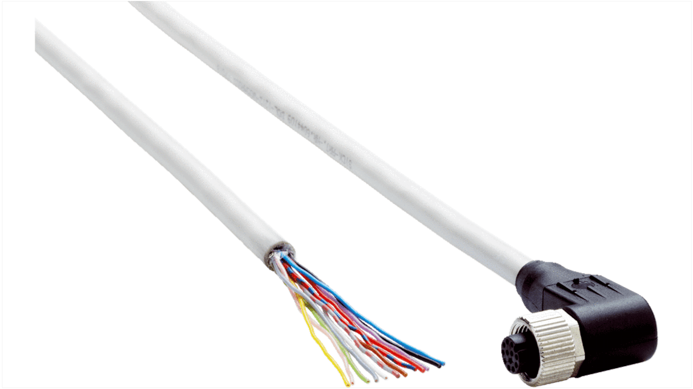 Złącze i kabel ze złączem Złącze M12 liczba rdzeni 12 długość 5m Rodzaj A Żeńskie
