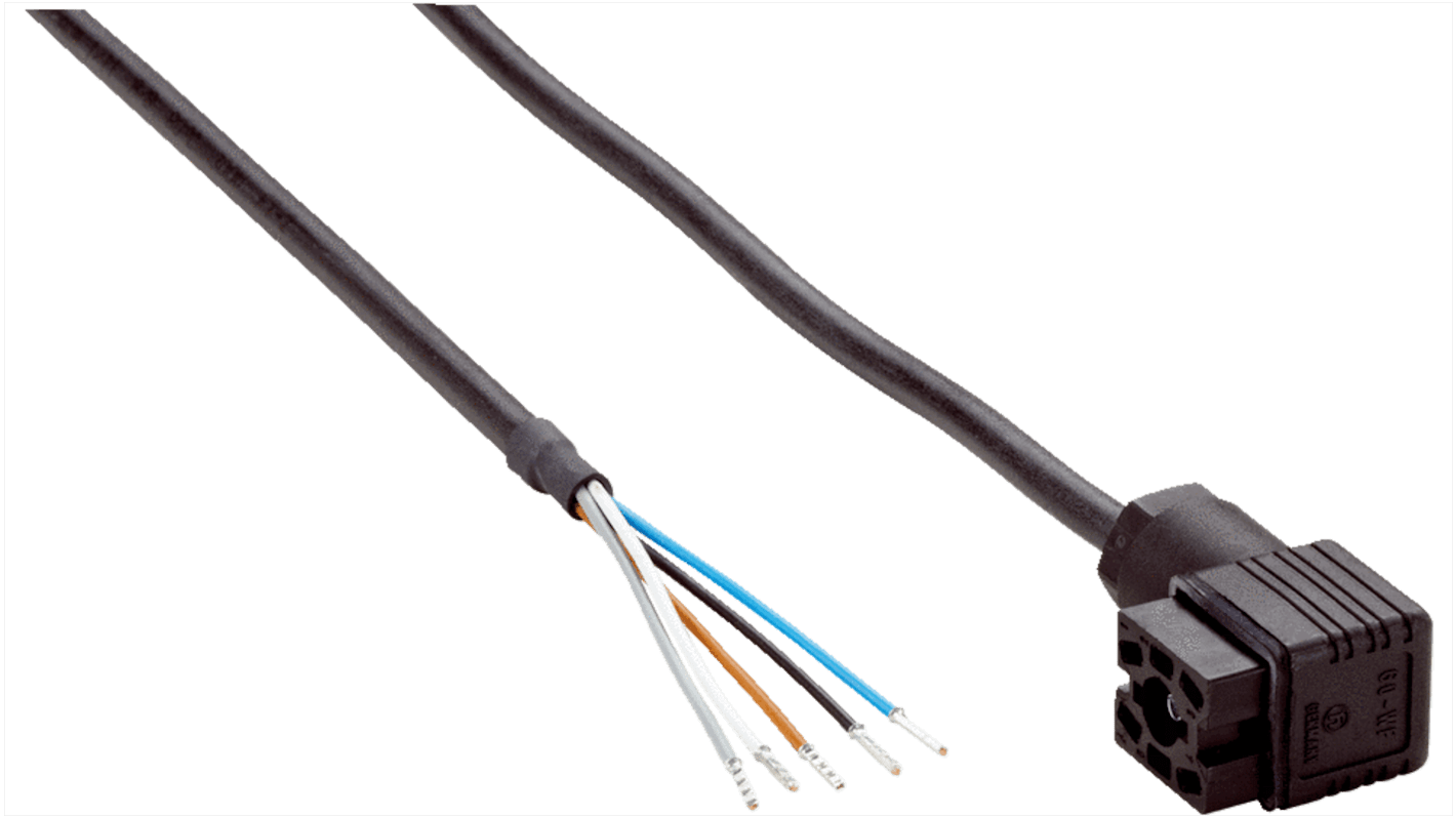 Conector y cable Sick, con. A Conector hembra de 6 contactos Hembra, 6 polos, 6 polos, long. 5.5m, IP65