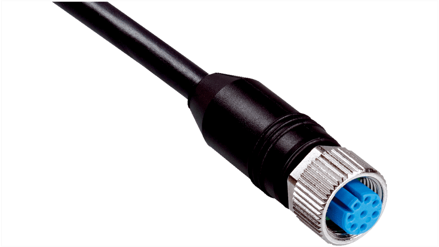 Złącze i kabel ze złączem Złącze M12 liczba rdzeni 8 długość 10m Rodzaj A Żeńskie