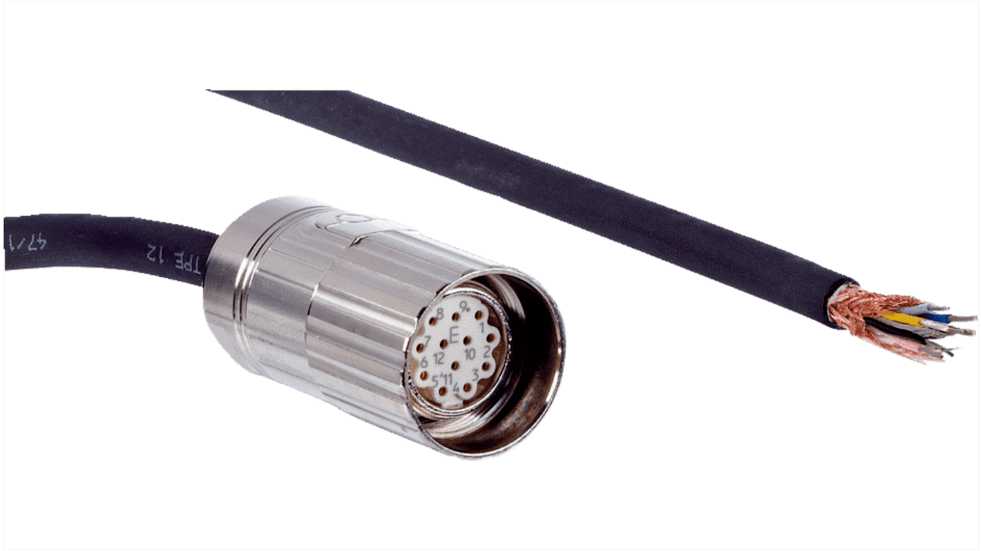 Złącze i kabel Złącze A M23 liczba rdzeni 8 Rodzaj A Żeńskie