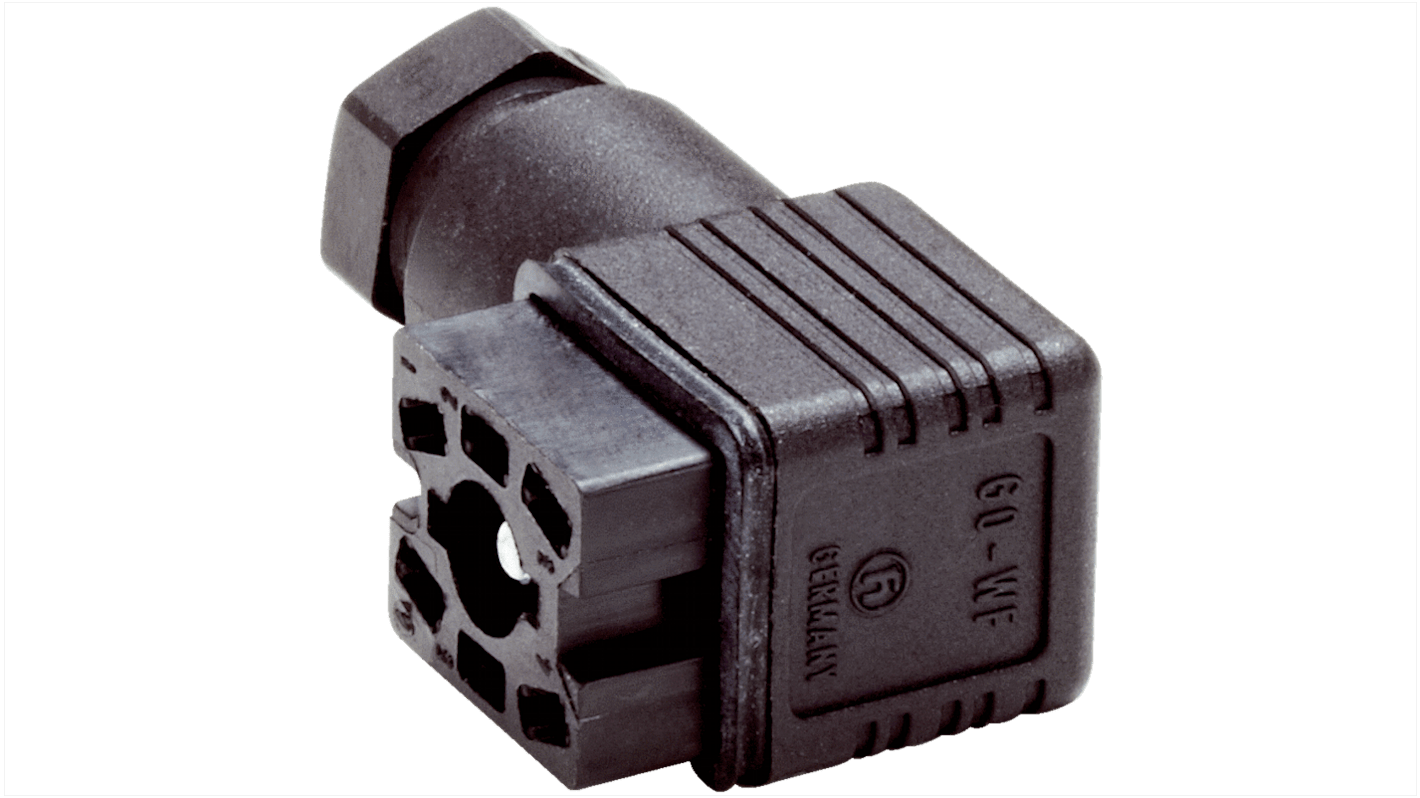 Sick, DOS Compact Power Connector Cable Mount Plug, 6A, 250 V