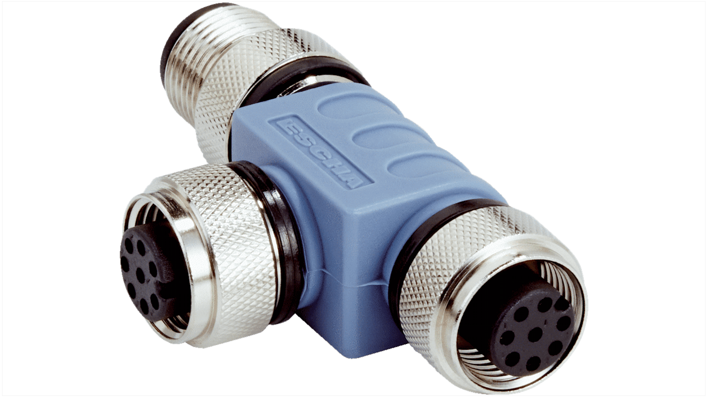 SICK Connector, Screw Mount, M12 Connector, Plug, Female, IP67, DSC Series