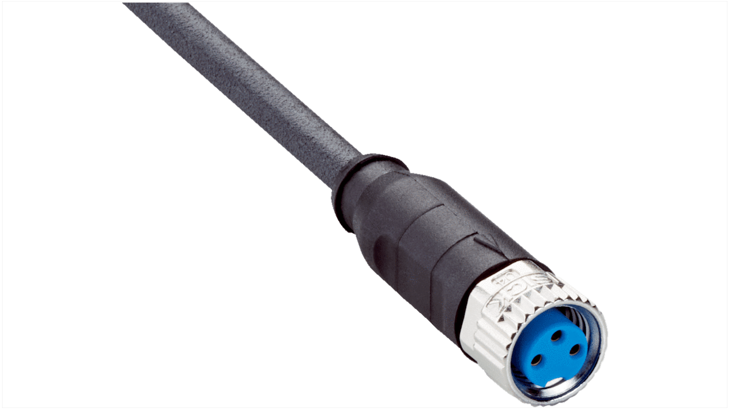 Złącze i kabel Złącze A M8 liczba rdzeni 3 długość 2m Rodzaj A Żeńskie