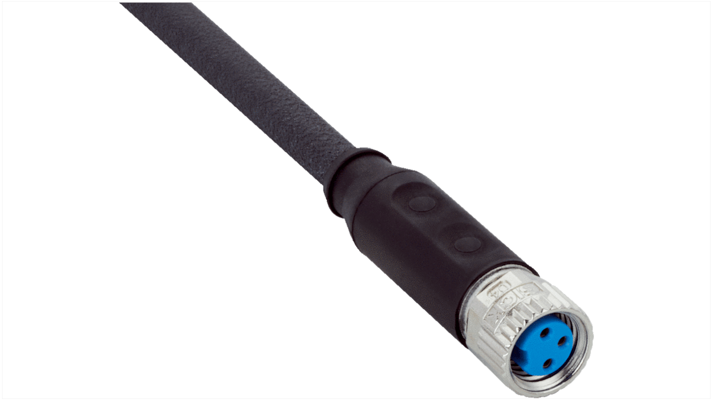 Złącze i kabel Złącze A M8 liczba rdzeni 3 długość 10m Rodzaj A Żeńskie
