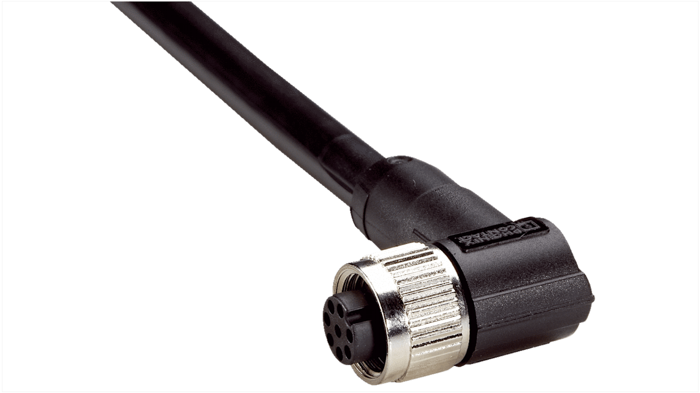 Sick Right Angle Female 8 way M12 to 8 way Connector & Cable, 20m