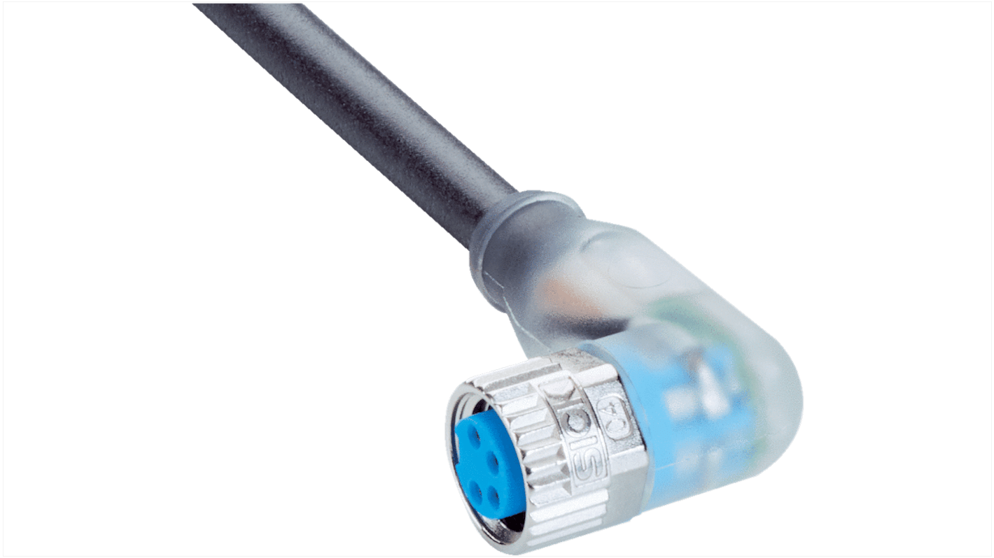 Złącze i kabel Złącze A M8 liczba rdzeni 4 długość 10m Rodzaj A Żeńskie