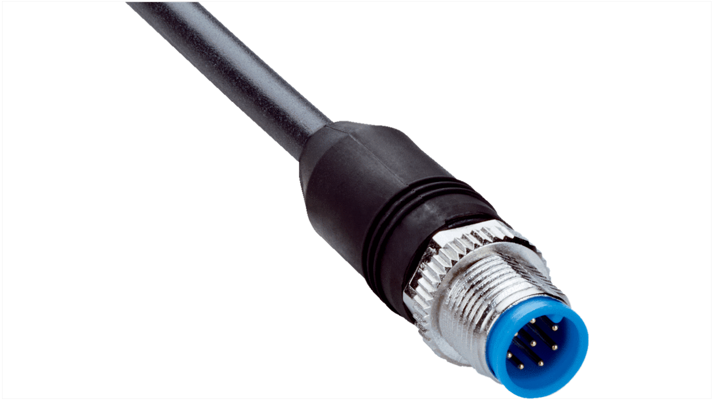 Złącze i kabel ze złączem Złącze M12 liczba rdzeni 8 długość 10m Rodzaj A Męskie