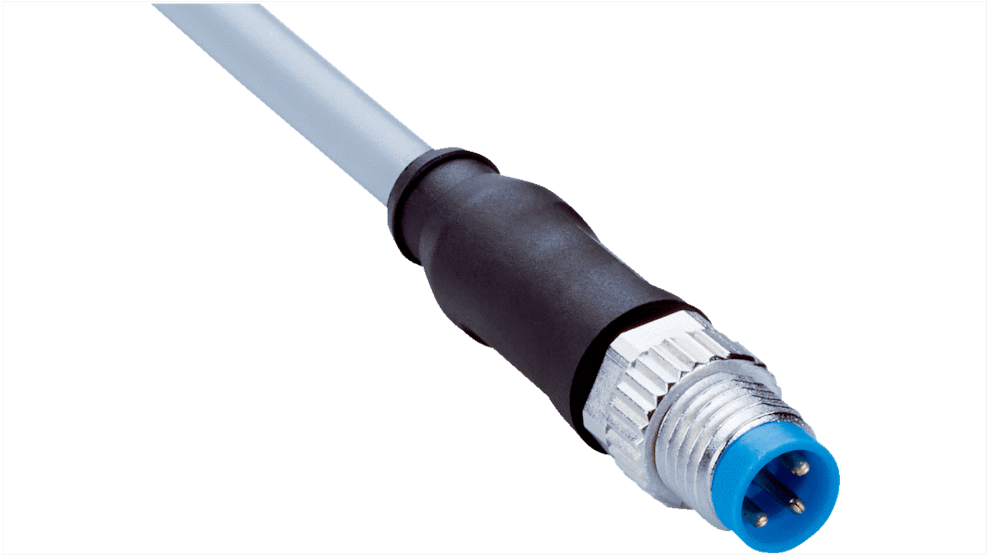 Złącze i kabel Złącze A M8 liczba rdzeni 3 długość 5m Rodzaj A Męskie
