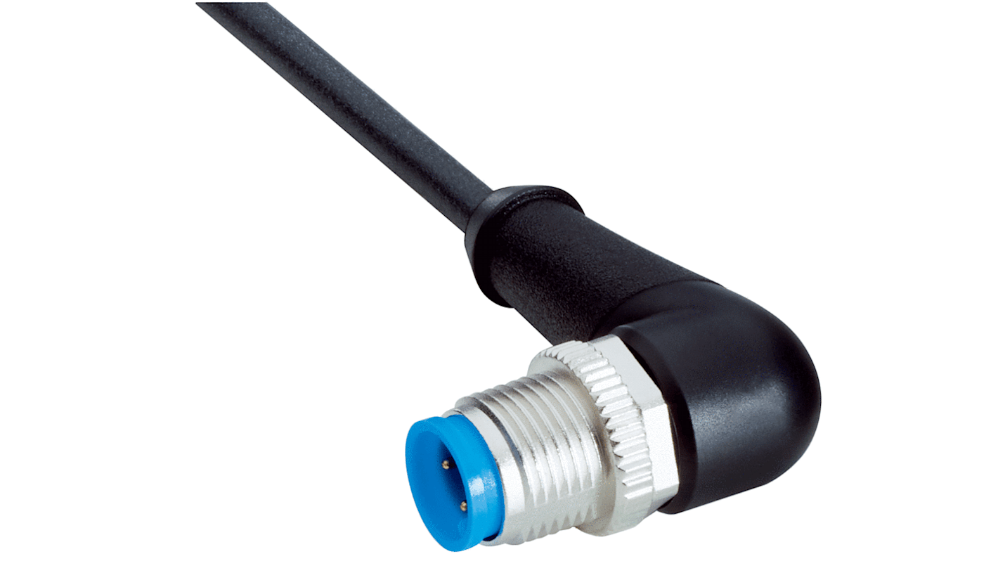 Złącze i kabel ze złączem Złącze M12 liczba rdzeni 4 długość 3m Rodzaj A Męskie