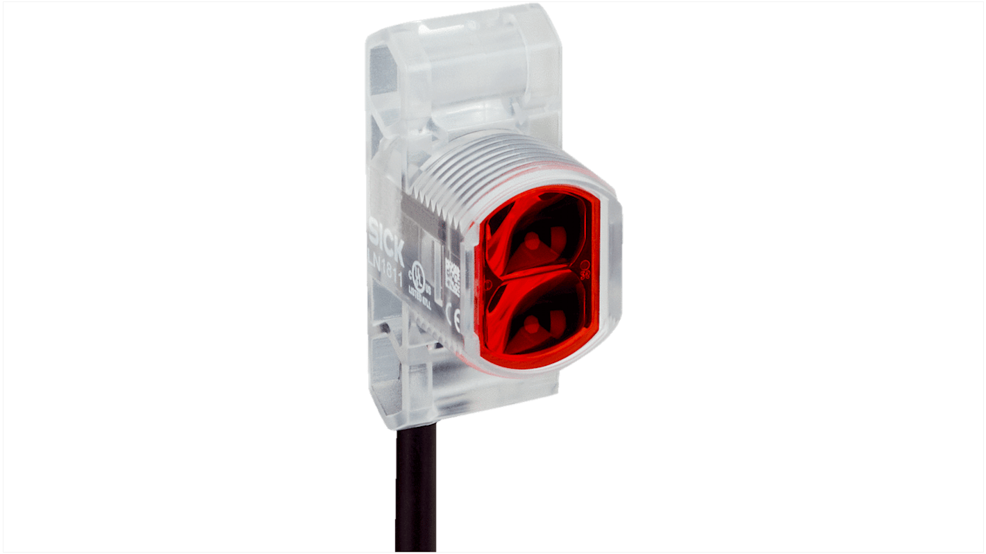 Rs-Online Sensore fotoelettrico Rettangolare SICK a retroriflessione rilevamento 5 m uscita PNP