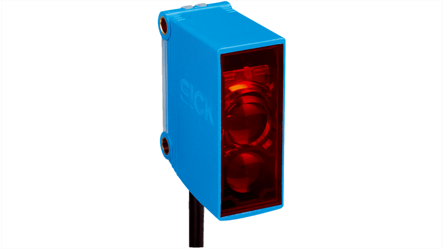 Rs-Online Sensore fotoelettrico Rettangolare SICK a retroriflessione rilevamento 12 m uscita PNP