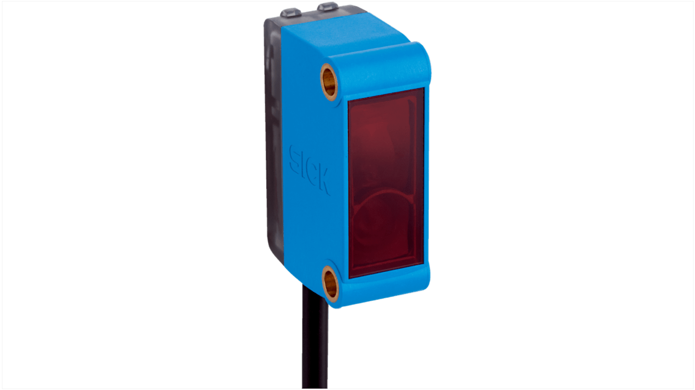 Rs-Online Sensore fotoelettrico Rettangolare SICK a retroriflessione rilevamento 6 m uscita PNP